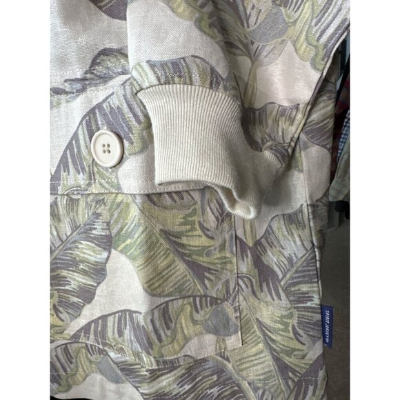 Disney Linen Shirt Resort Palms Jacket NEW Shacket Safari Button Front Medium - Picture 6 of 10